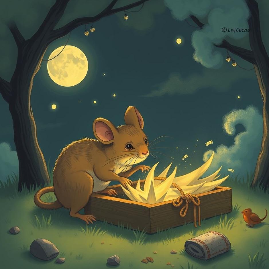 Dream : Setting a trap for a mouse in a dream