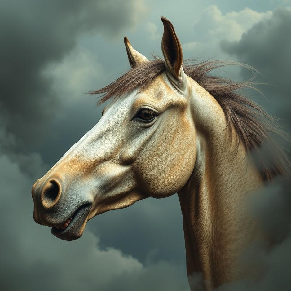 Dream : Severed horse head in a dream