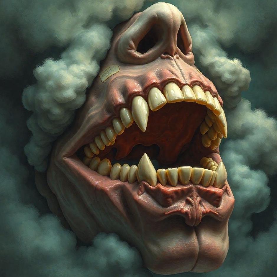 Dream : Severed jaw in a dream