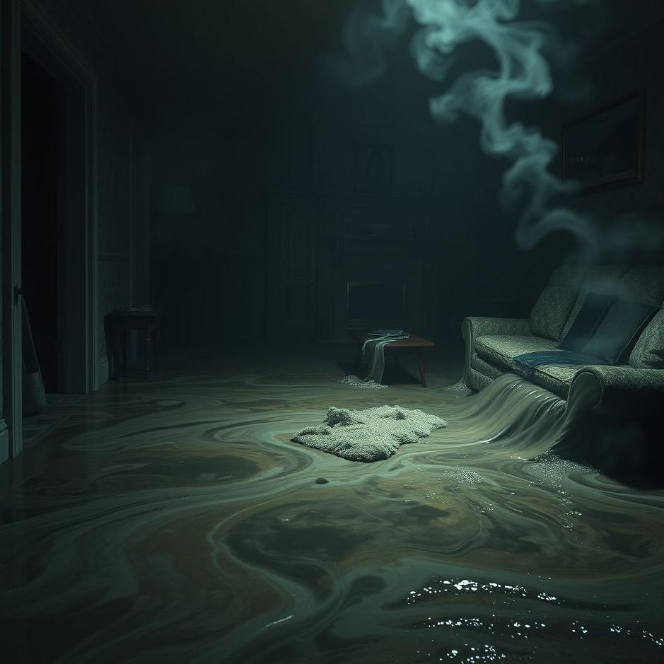 Dream : Sewage water flowing into the house in a dream