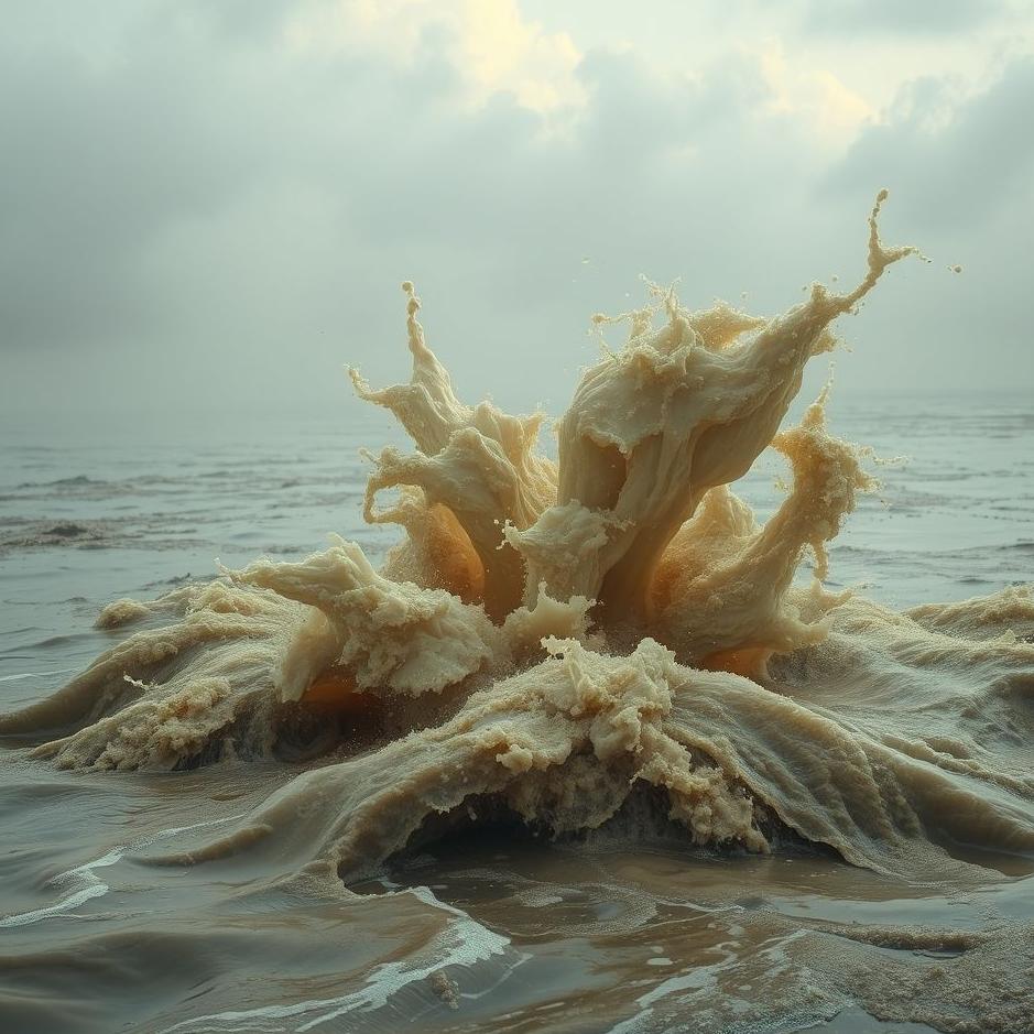 Dream : Sewage water splashing in a dream