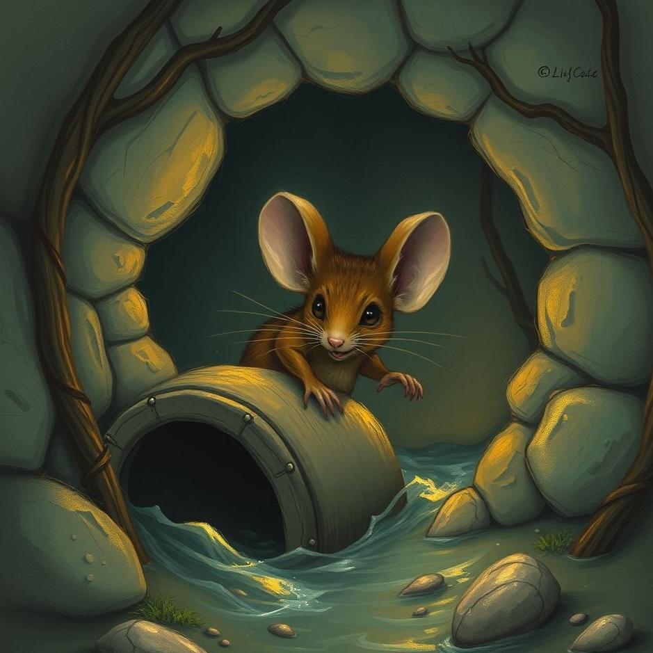 Dream : Sewer mouse in a dream