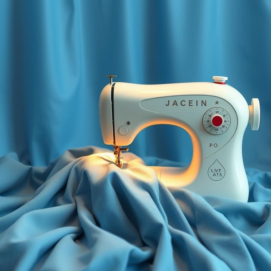 Dream : Sewing a blue dress in a dream