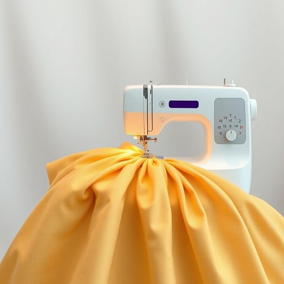 Dream : Sewing a fabric skirt in a dream