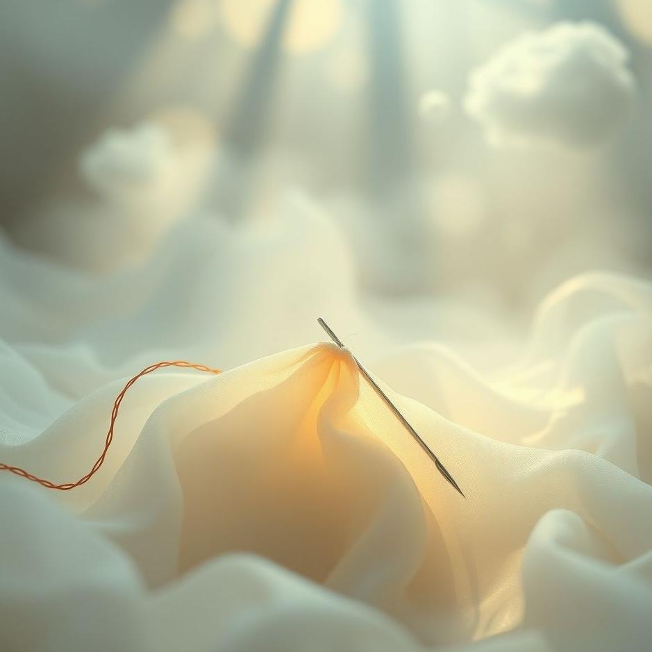 Dream : Sewing a nip in a dream