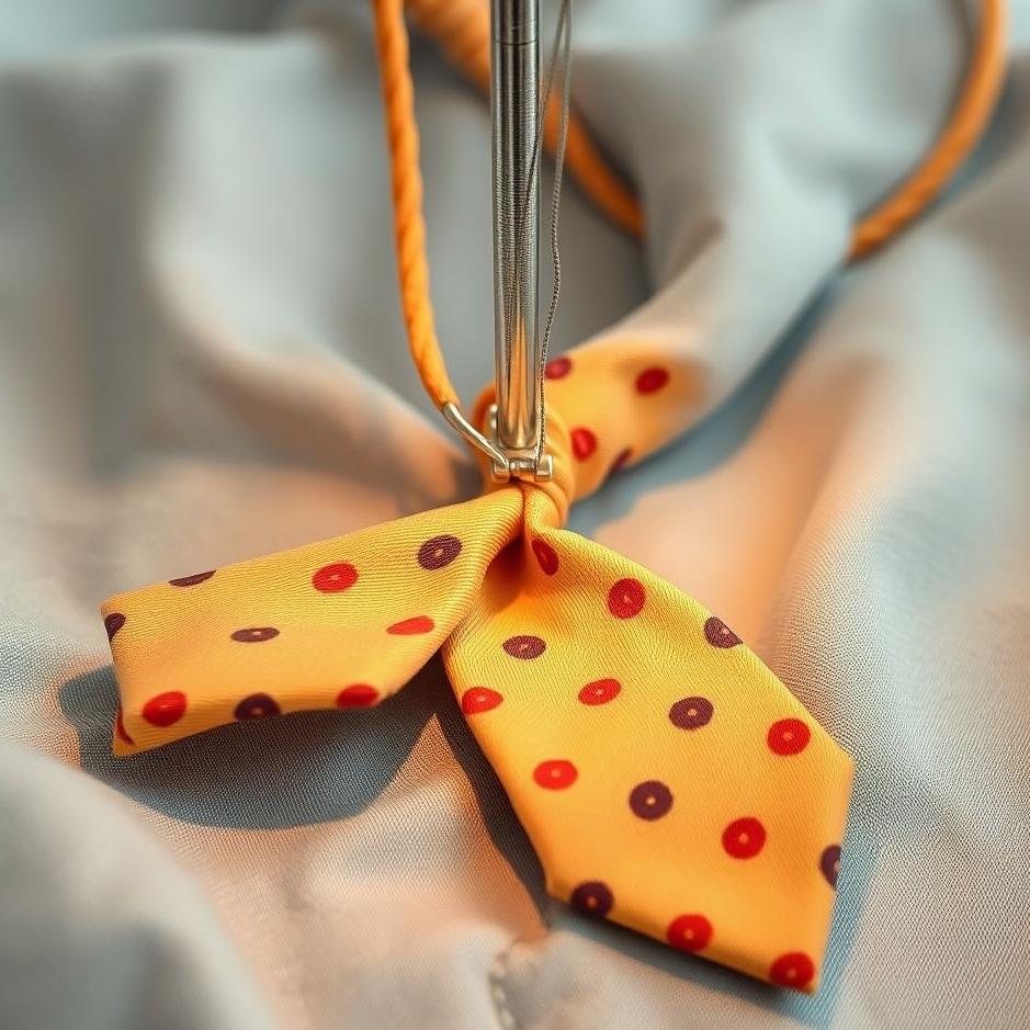 Dream : Sewing a tie in a dream