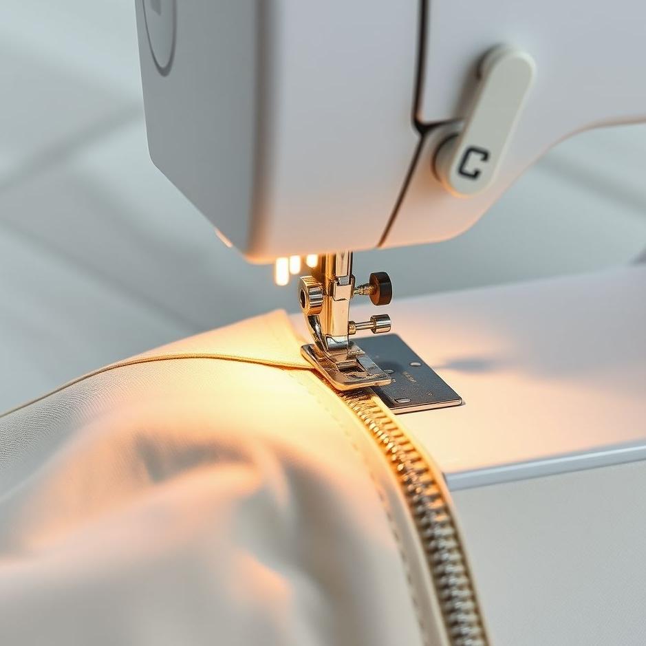 Dream : Sewing a zipper in a dream