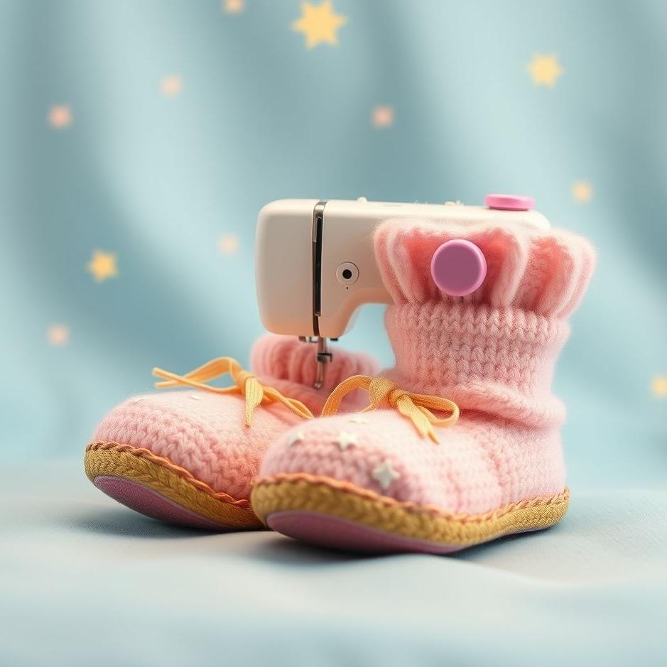 Dream : Sewing booties in a dream