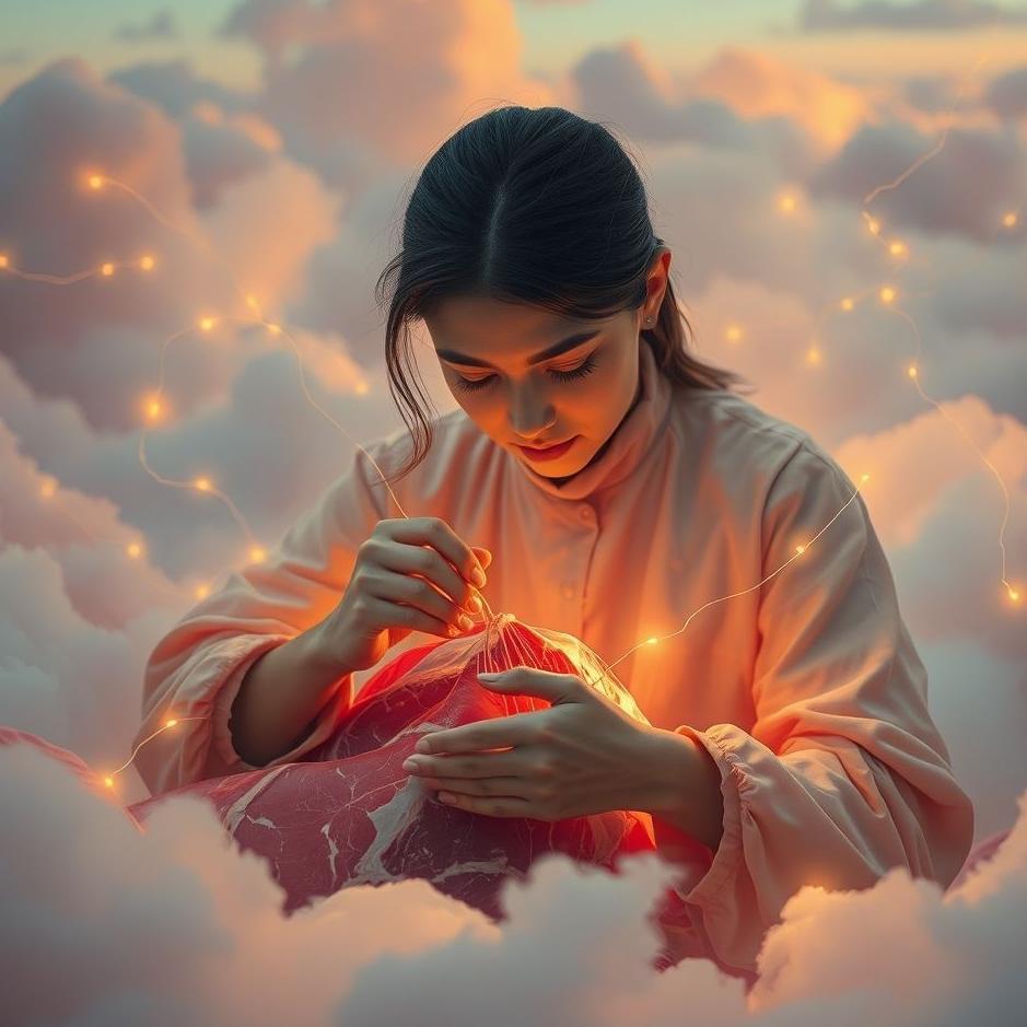 Dream : Sewing your meat in a dream