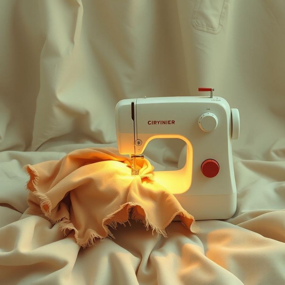 Dream : Sewing your own ripped clothes in a dream