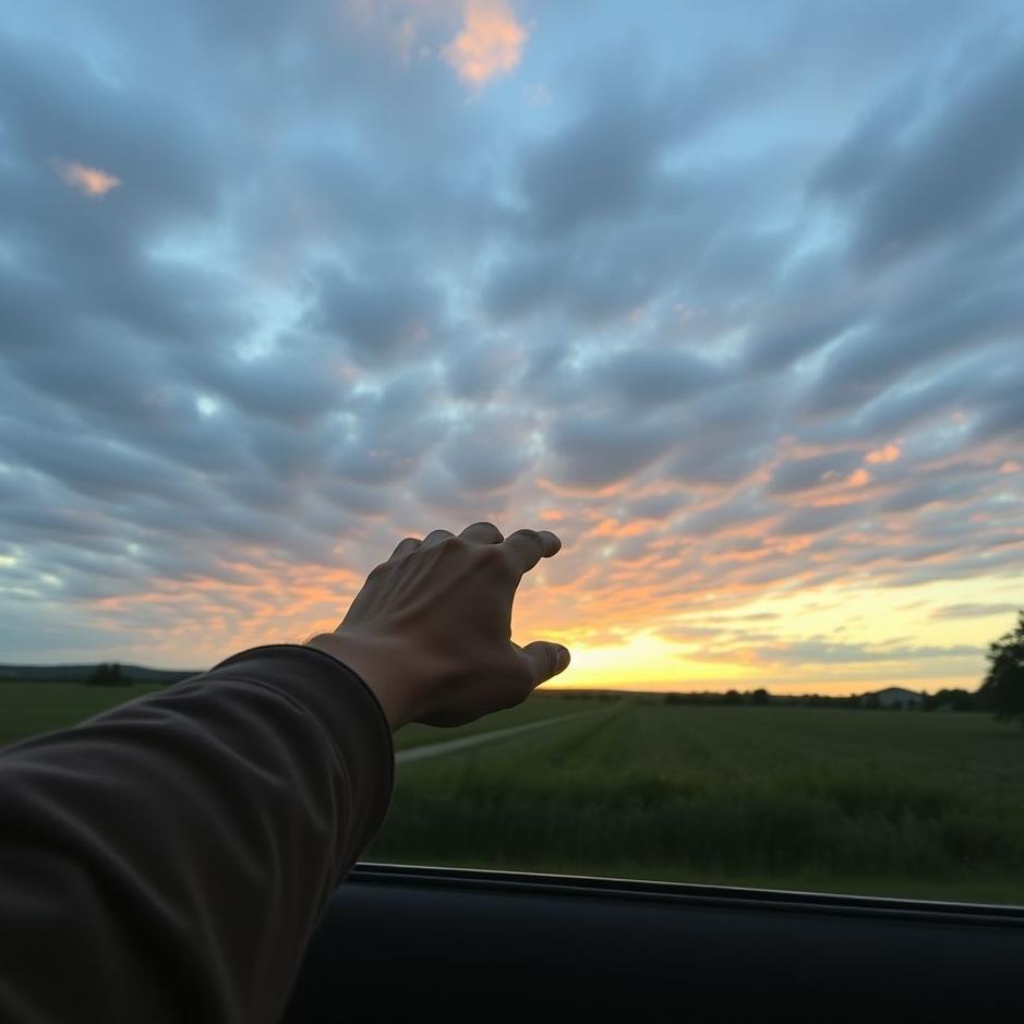 Dream : Shake hands from the car in the dream