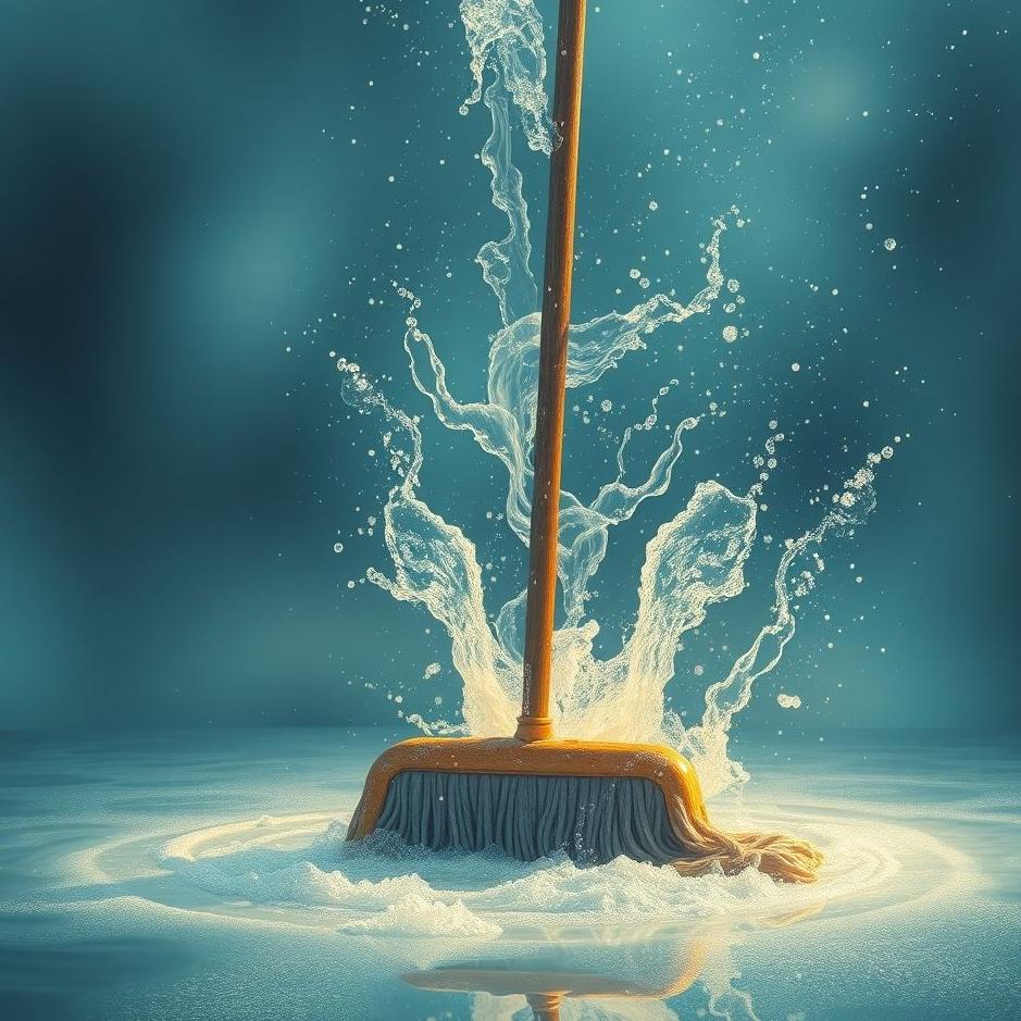Dream : Shaking a mop in a dream