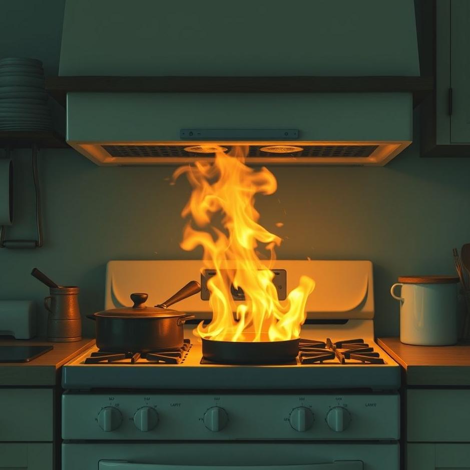 Dream : Shaking a stove in a dream