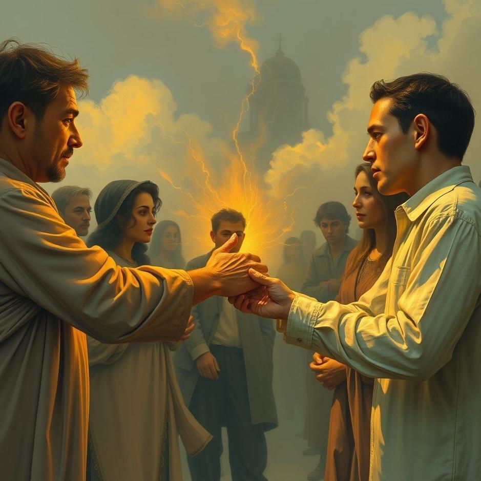 Dream : Shaking hands with people in a dream