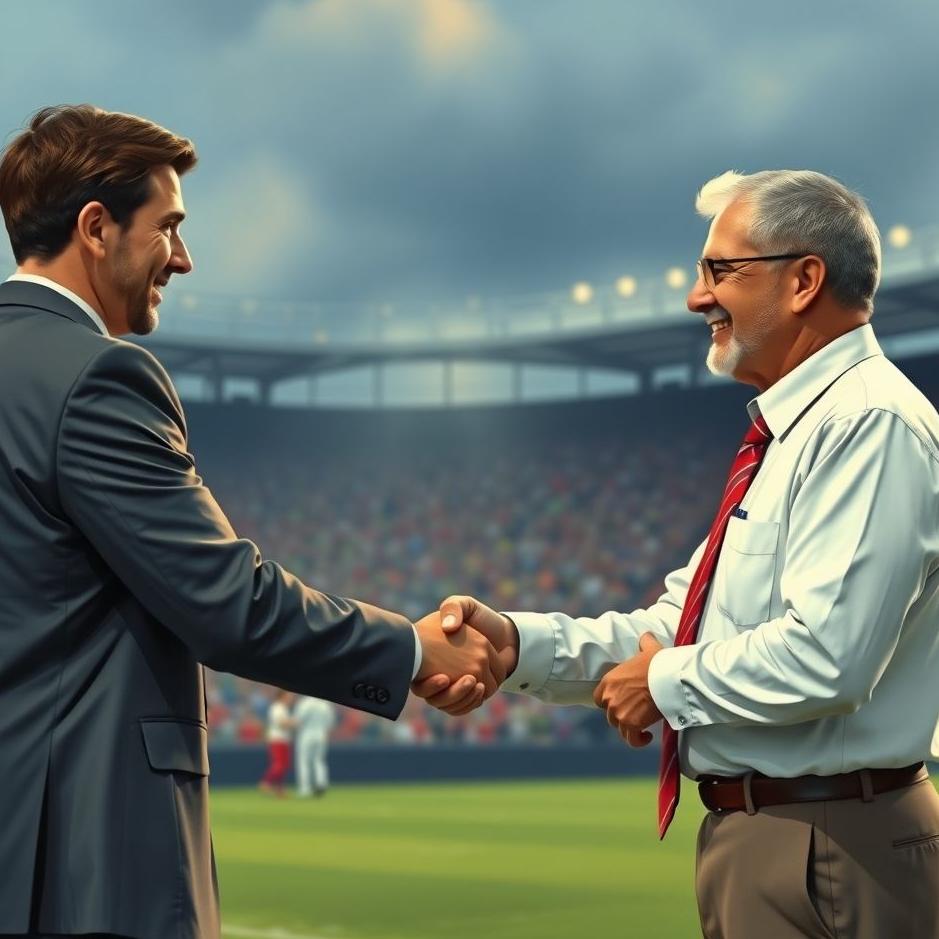 Dream : Shaking hands with the general manager in a dream