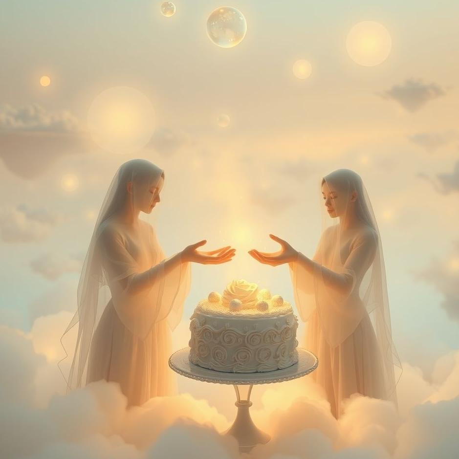 Dream : Sharing a cake in a dream