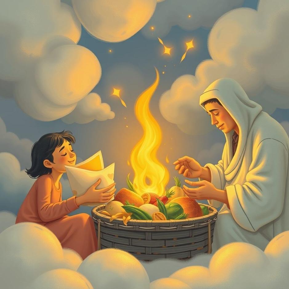 Dream : Sharing goods in a dream