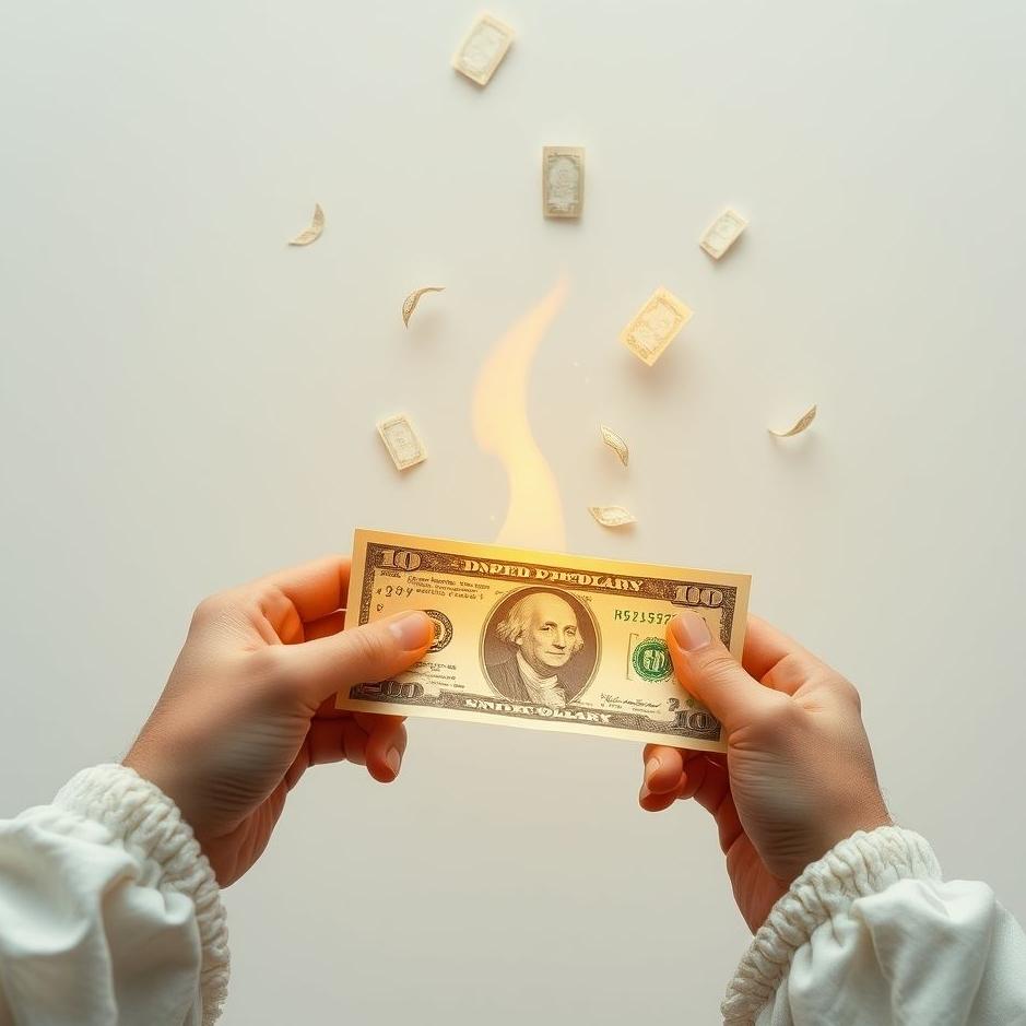 Dream : Sharing paper money in a dream