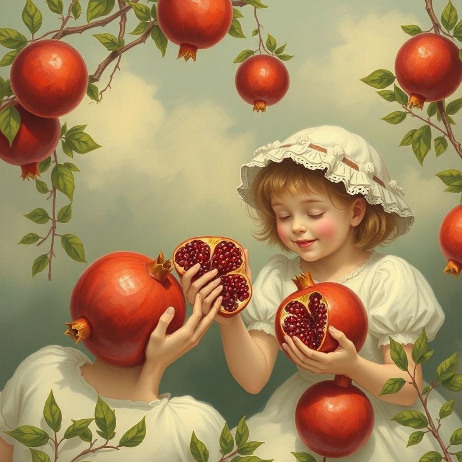 Dream : Sharing pomegranates in a dream