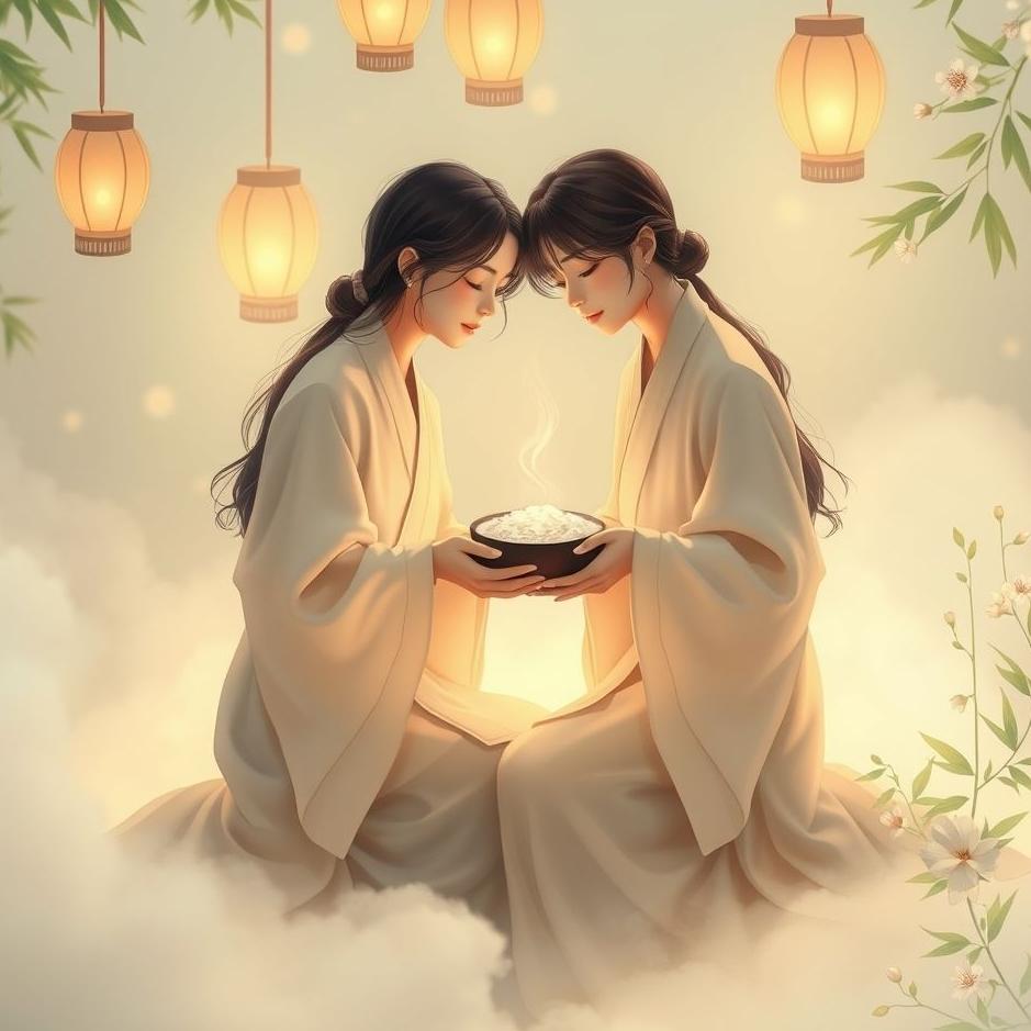 Dream : Sharing rice in a dream