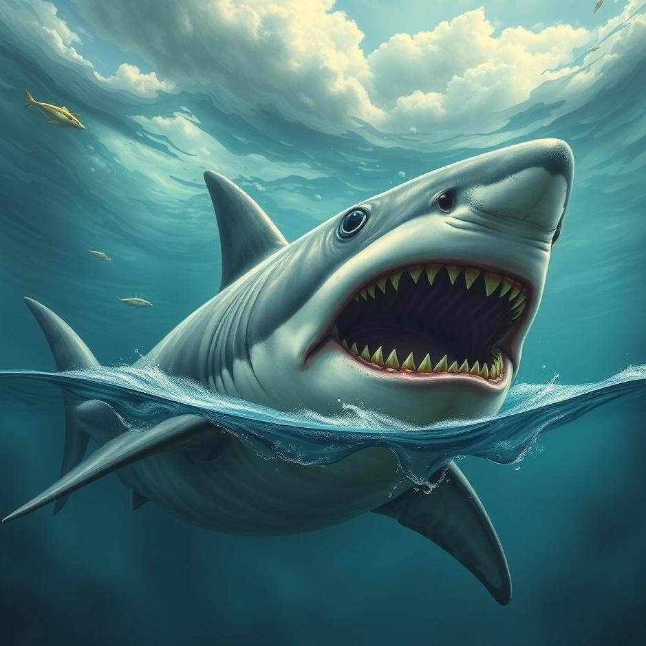 Dream : Shark head in a dream