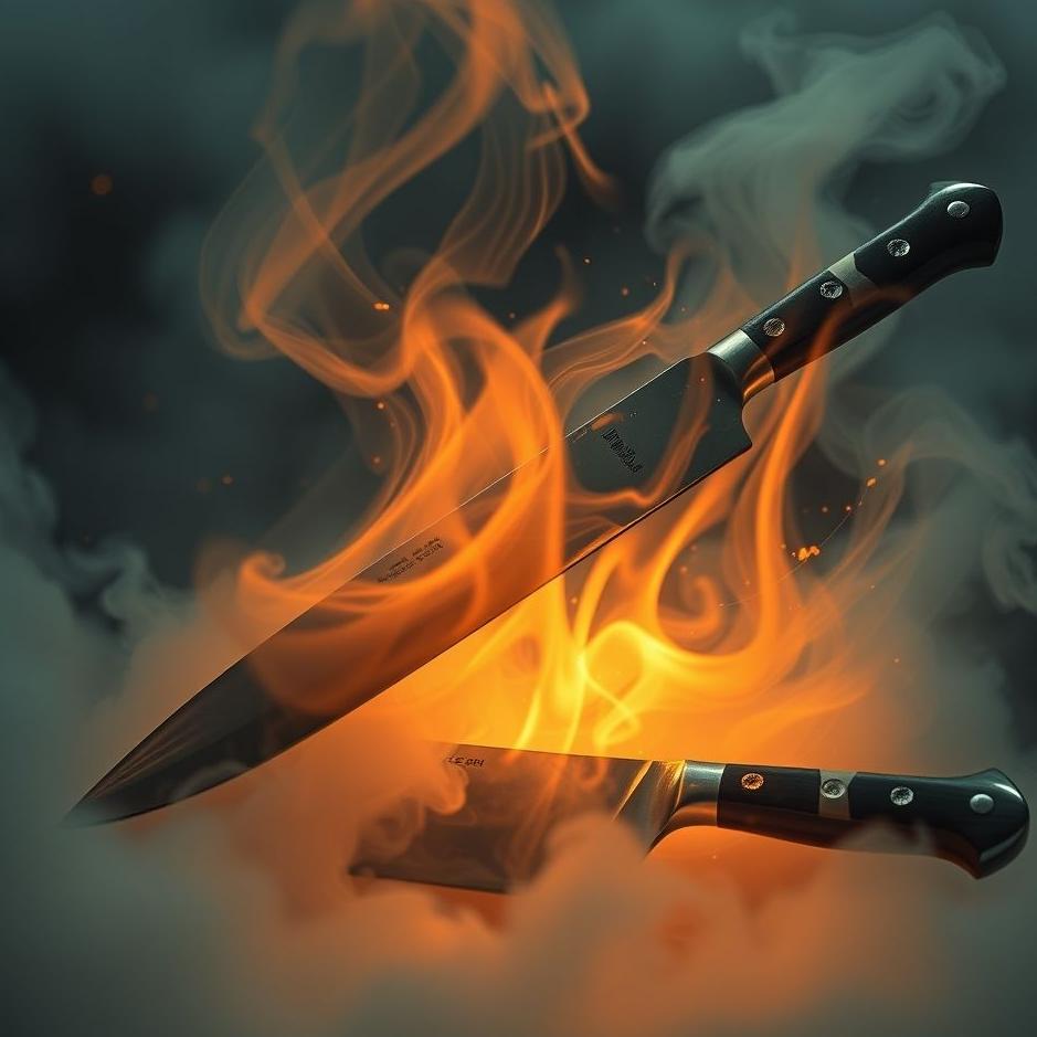 Dream : Sharp knives in a dream