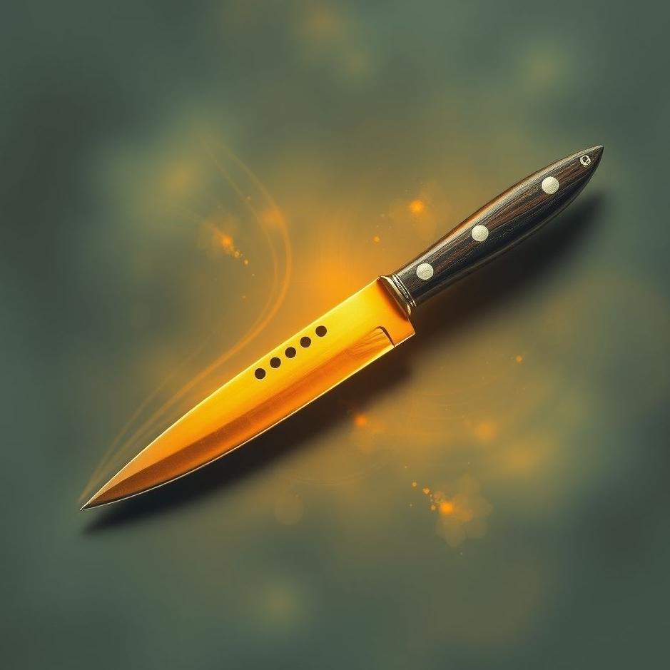 Dream : Sharp-tipped knife in a dream
