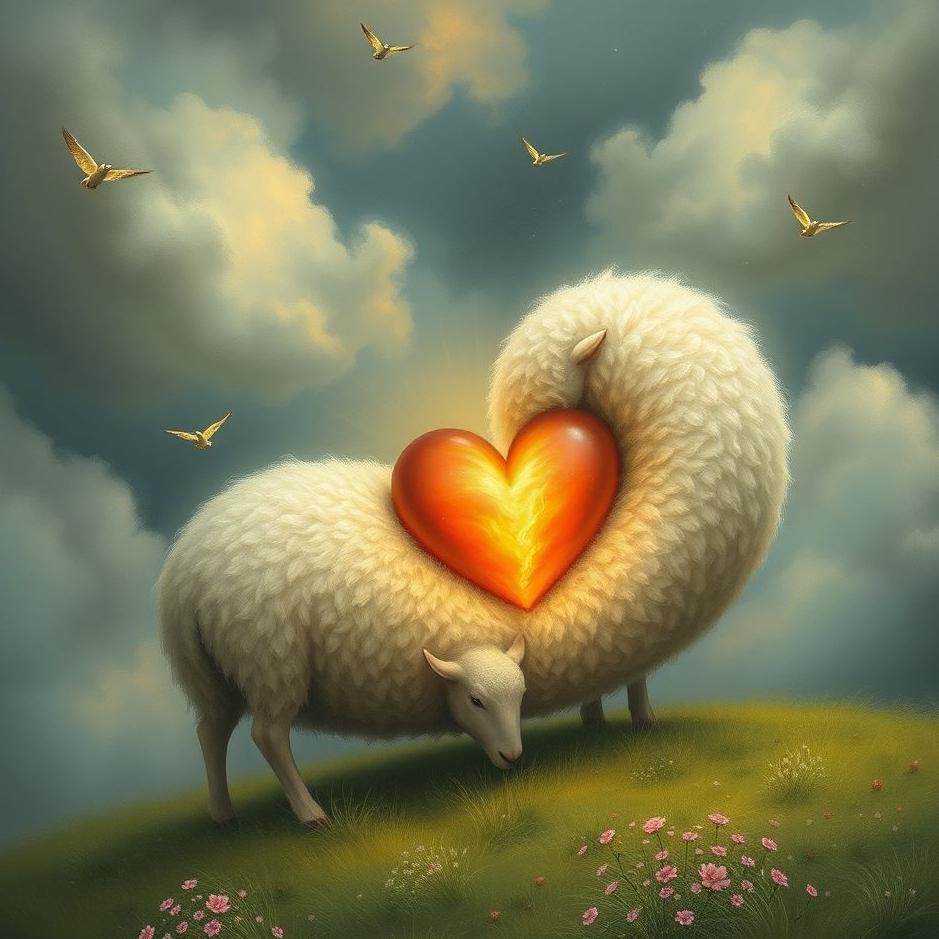Dream : Sheep's heart in a dream