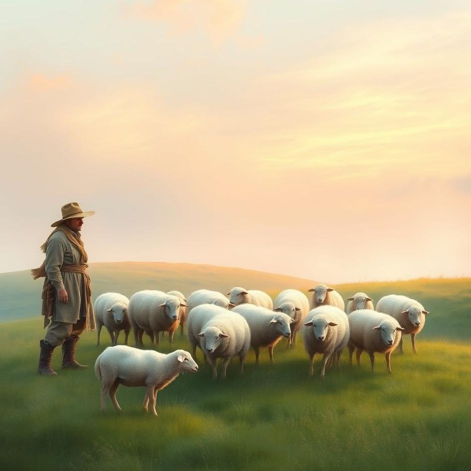 Dream : Sheep and a shepherd in a dream
