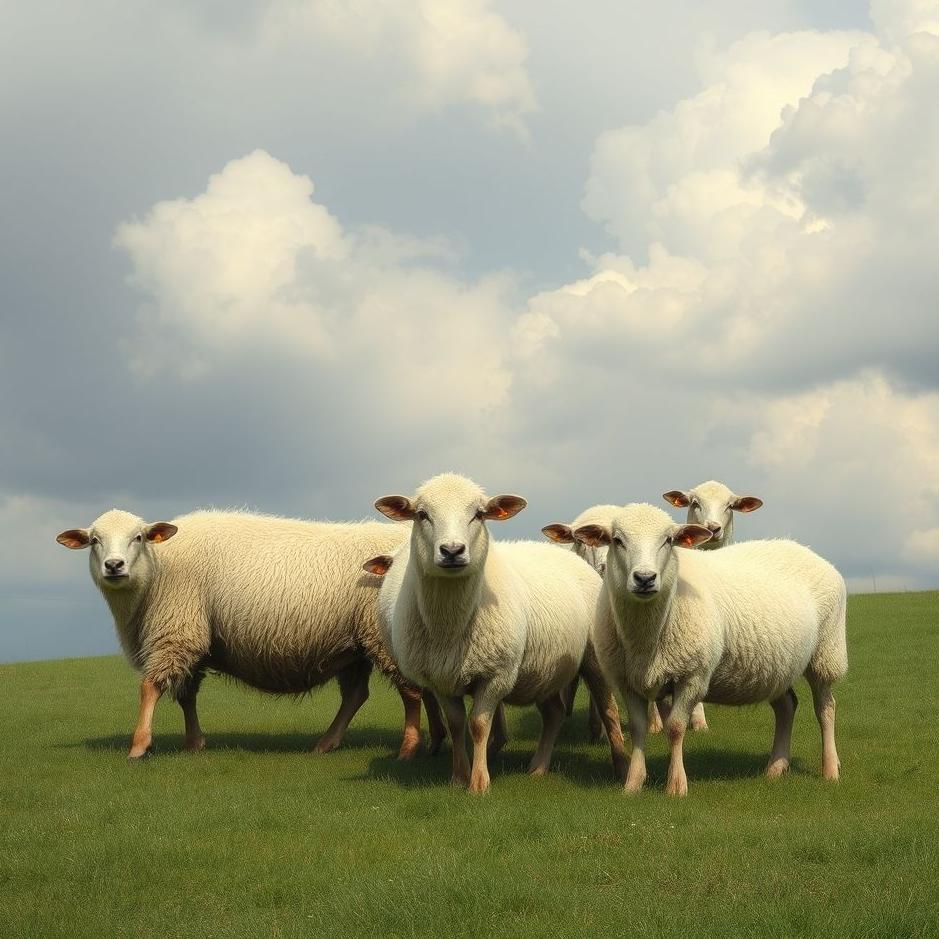 Dream : Sheep and cattle in a dream