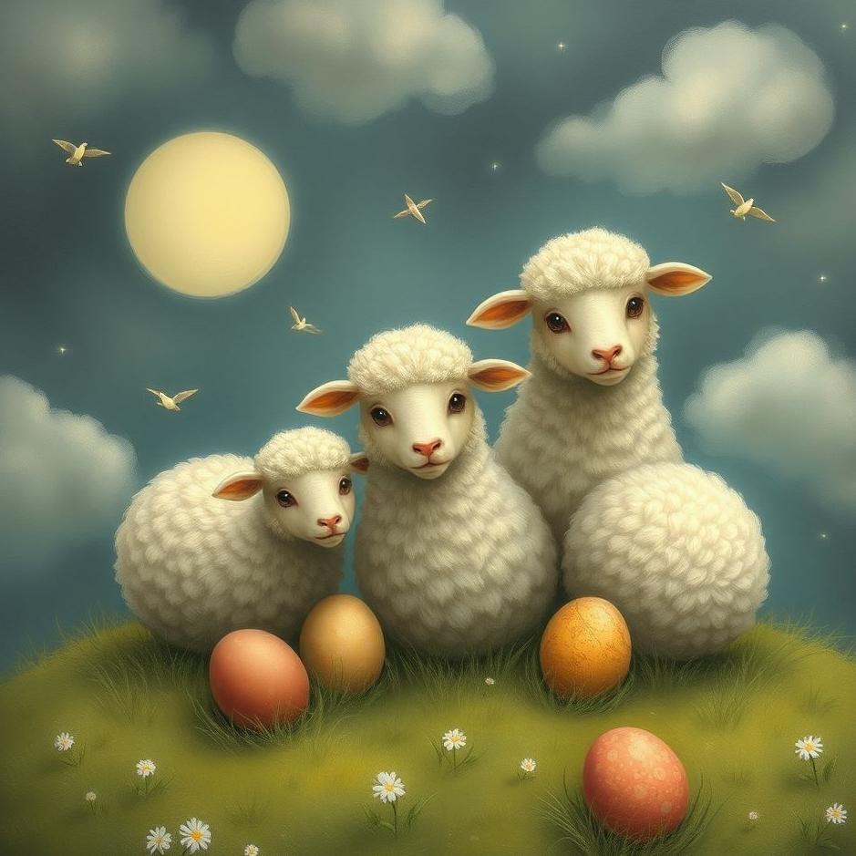 Dream : Sheep and eggs in a dream
