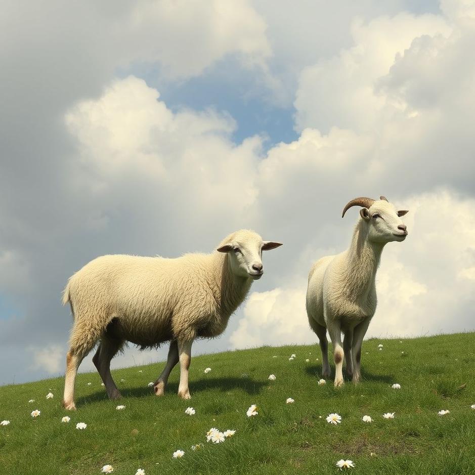 Dream : Sheep and goat droppings in a dream