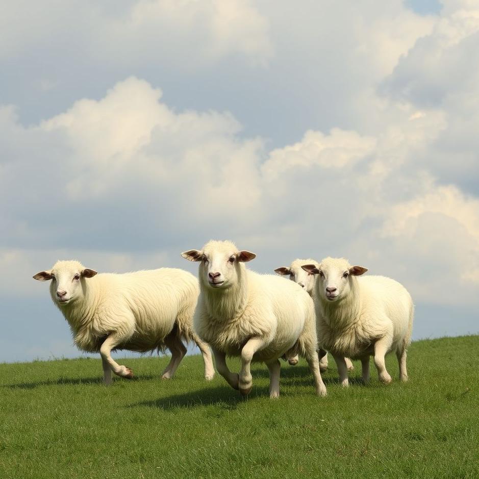 Dream : Sheep chasing in a dream