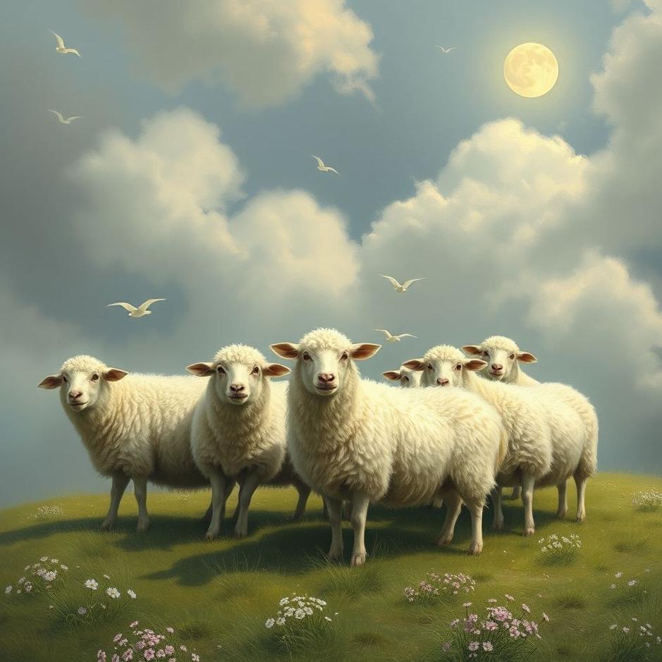 Dream : Sheep everywhere in a dream