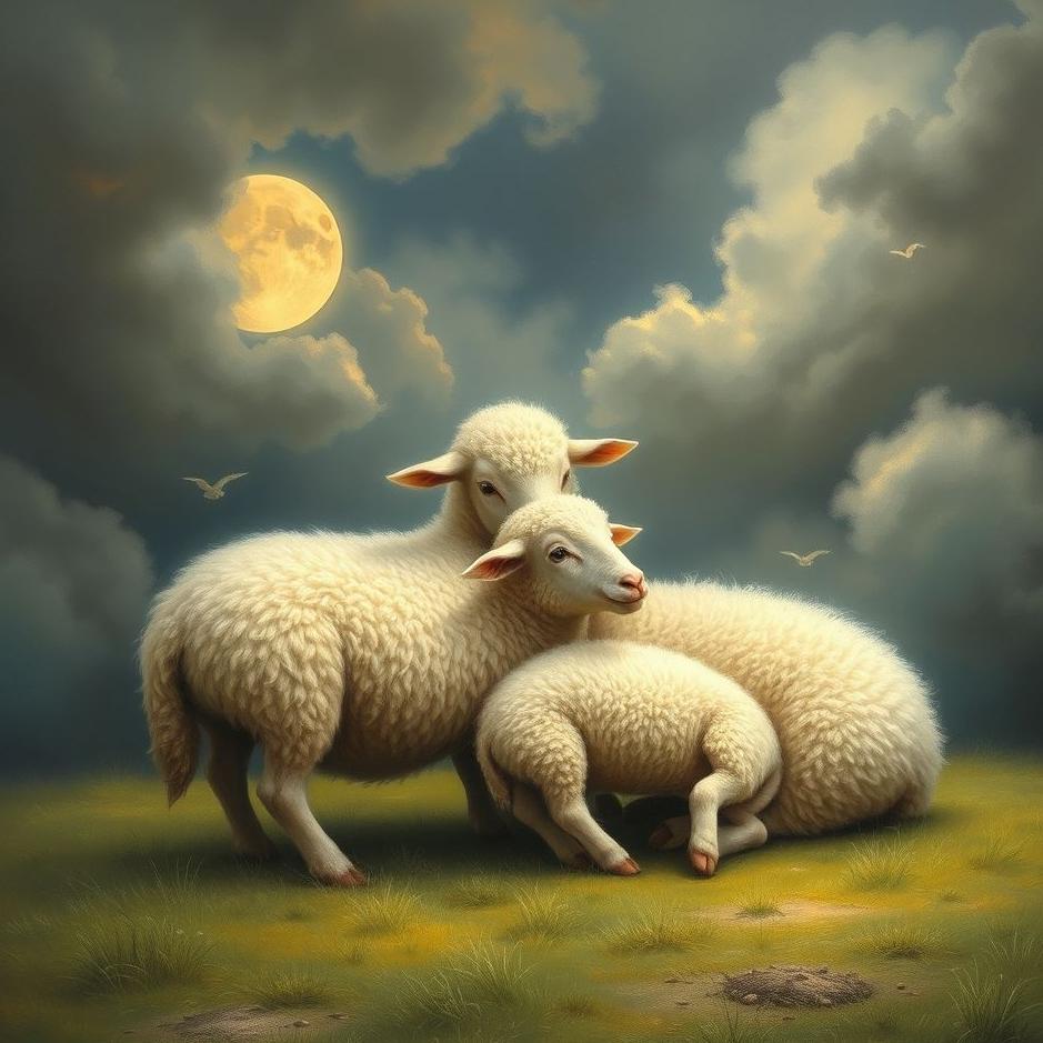 Dream : Sheep giving birth in a dream