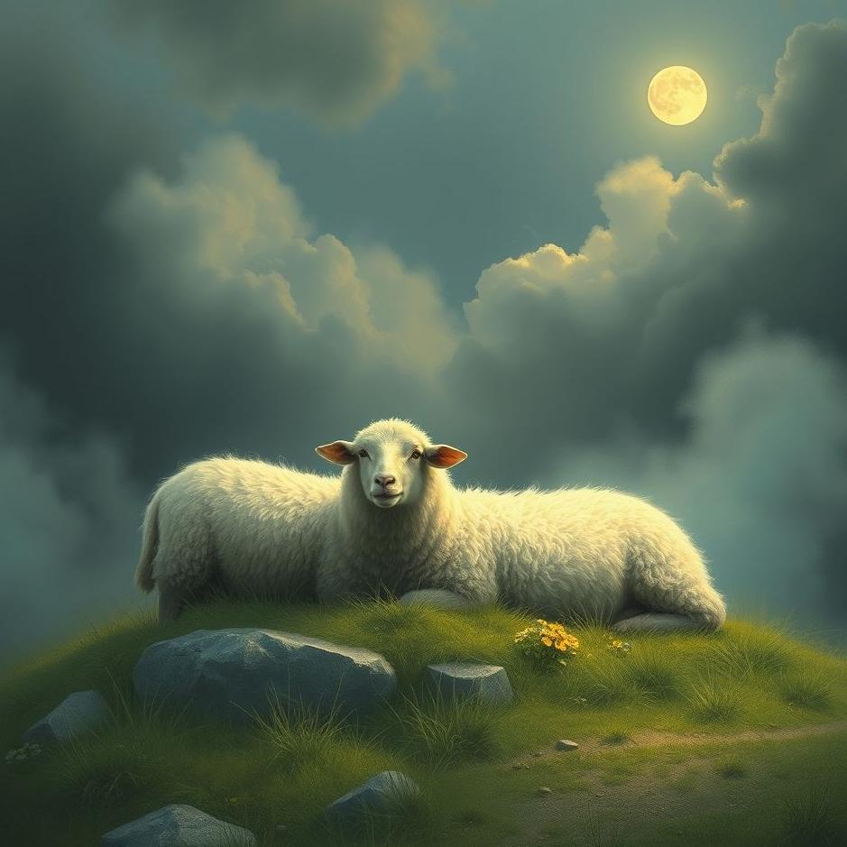 Dream : Sheep in a grave in a dream