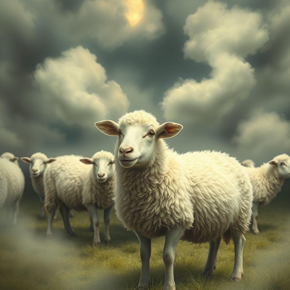 Dream : Sheep in a workplace in a dream