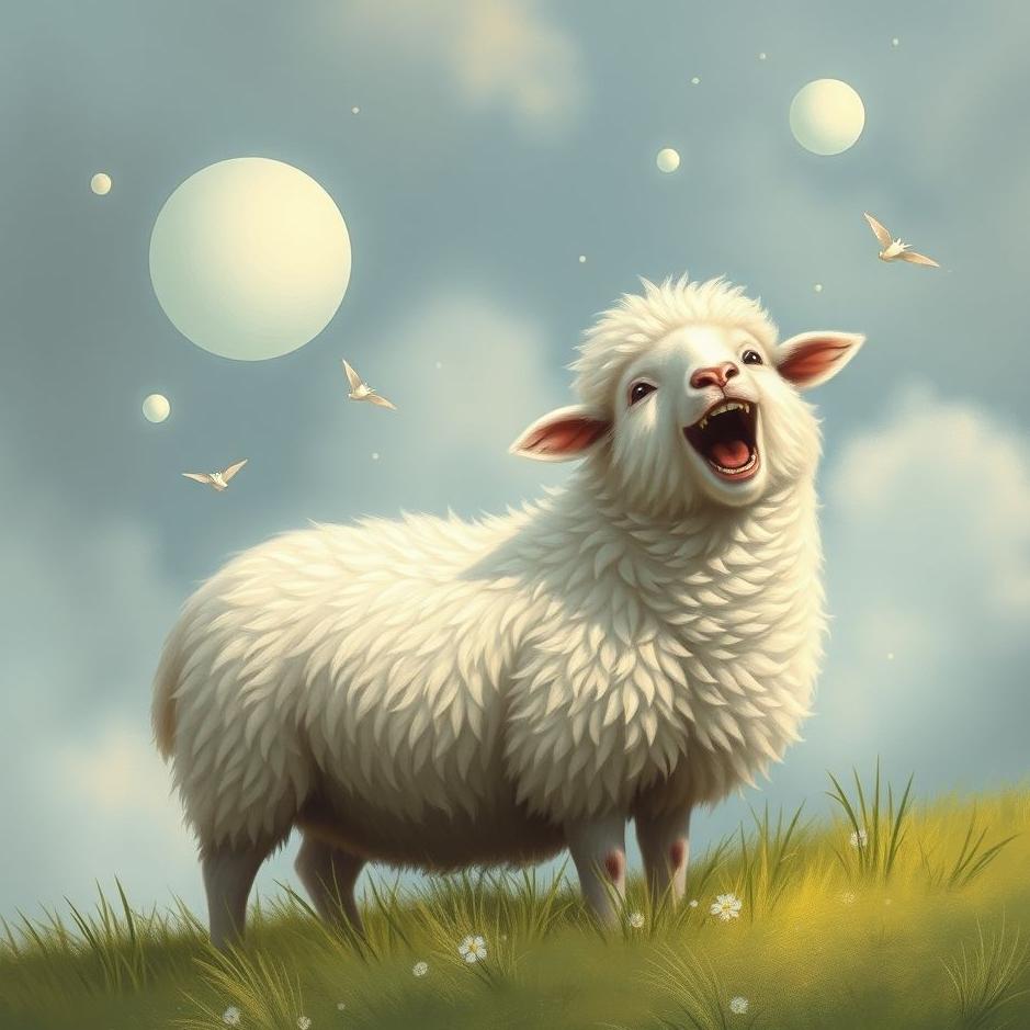 Dream : Sheep laughing in a dream