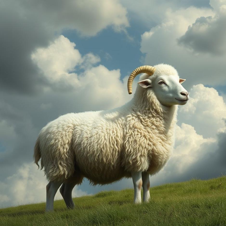 Dream : Sheep turning into a human in a dream