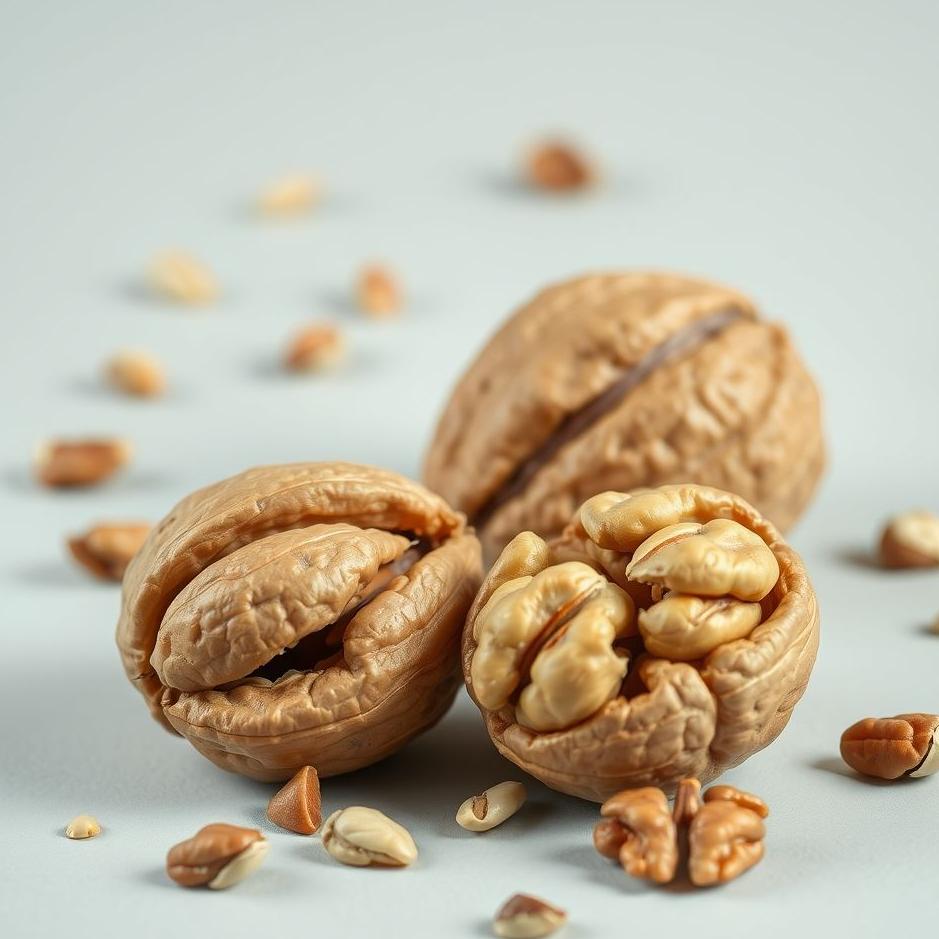 Dream : Shelled and unshelled walnuts in a dream