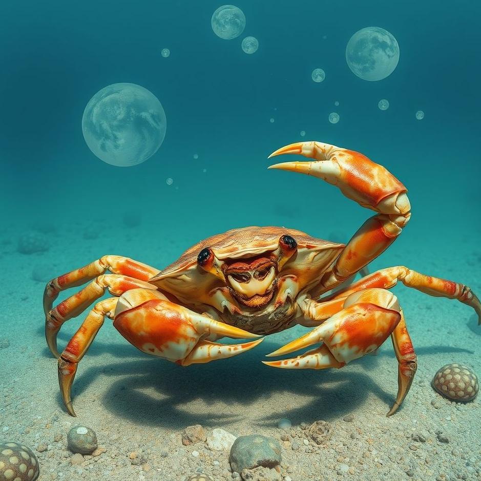 Dream : Shelled crab in a dream