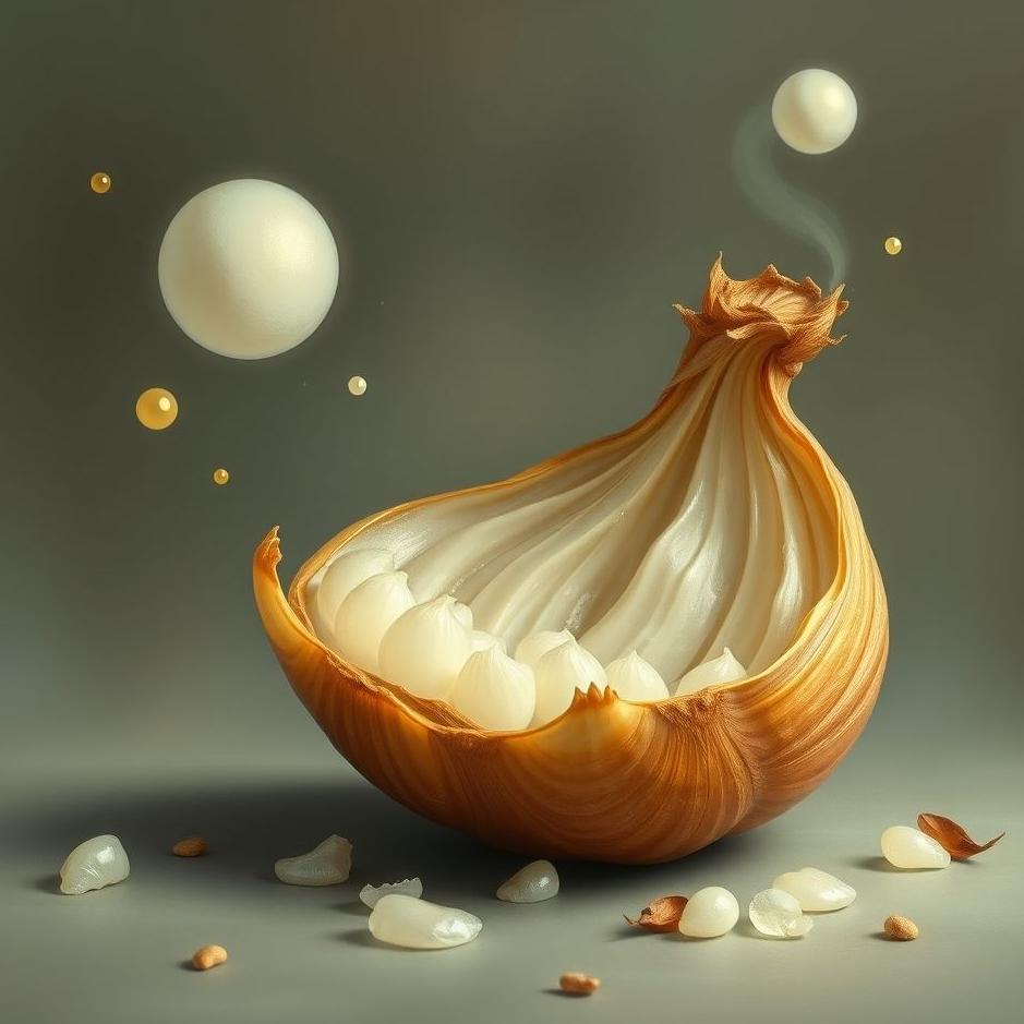 Dream : Shelled onion in a dream