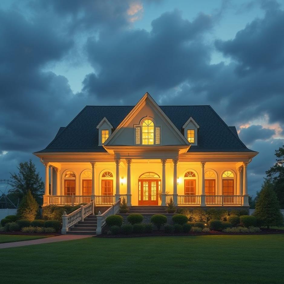 Dream : Shining exterior in a dream