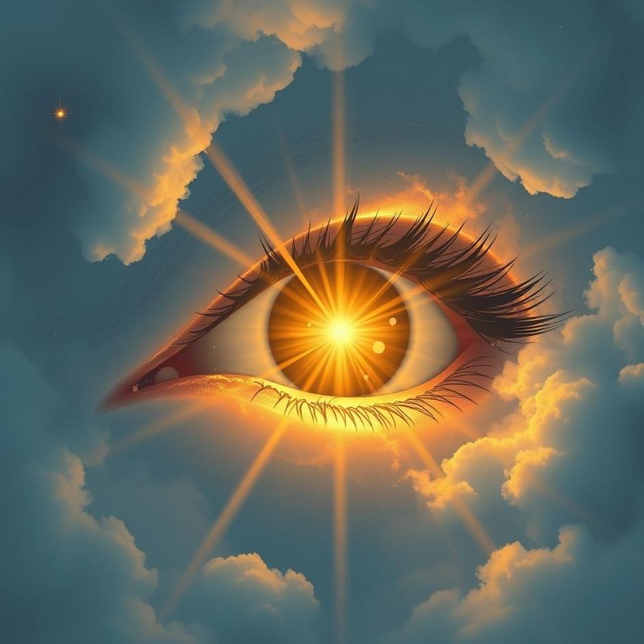 Dream : Shining eye in a dream