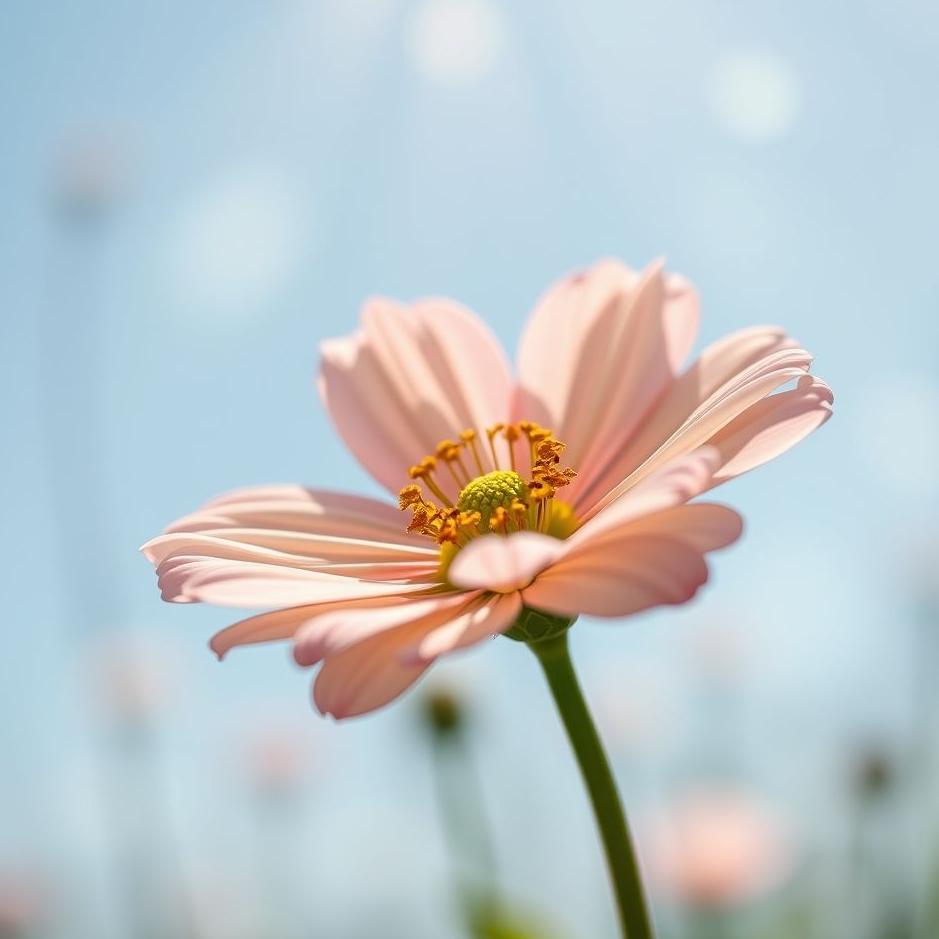 Dream : Shining flower in a dream