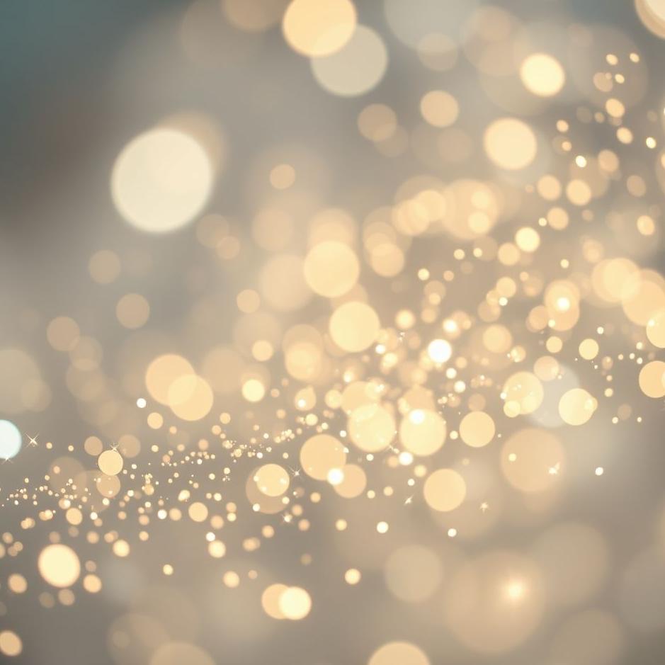 Dream : Shining glitter in a dream