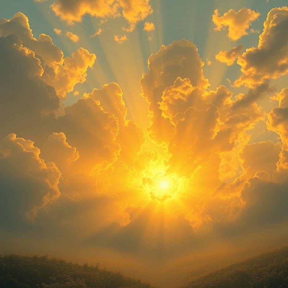 Dream : Shining gold in a dream