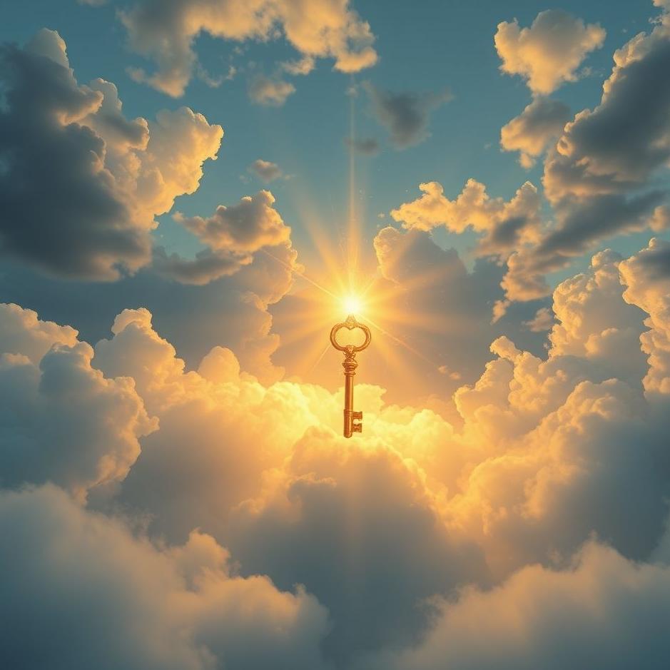 Dream : Shining key in a dream