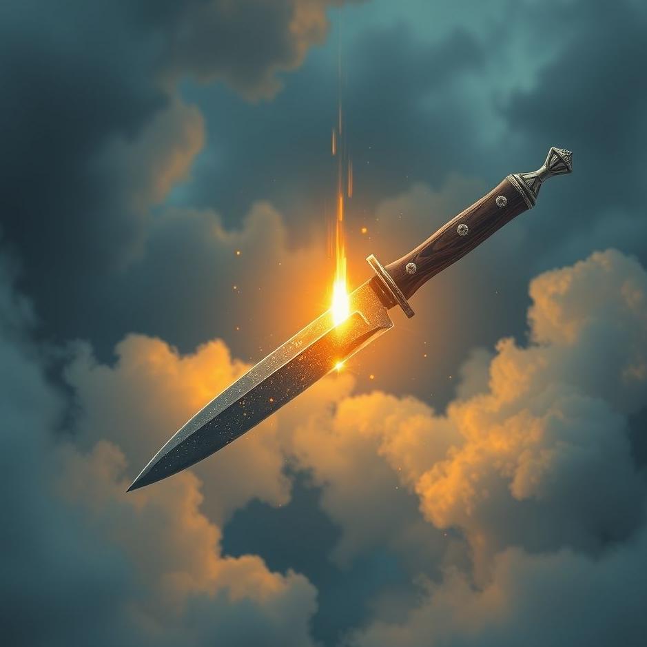 Dream : Shining knife in a dream