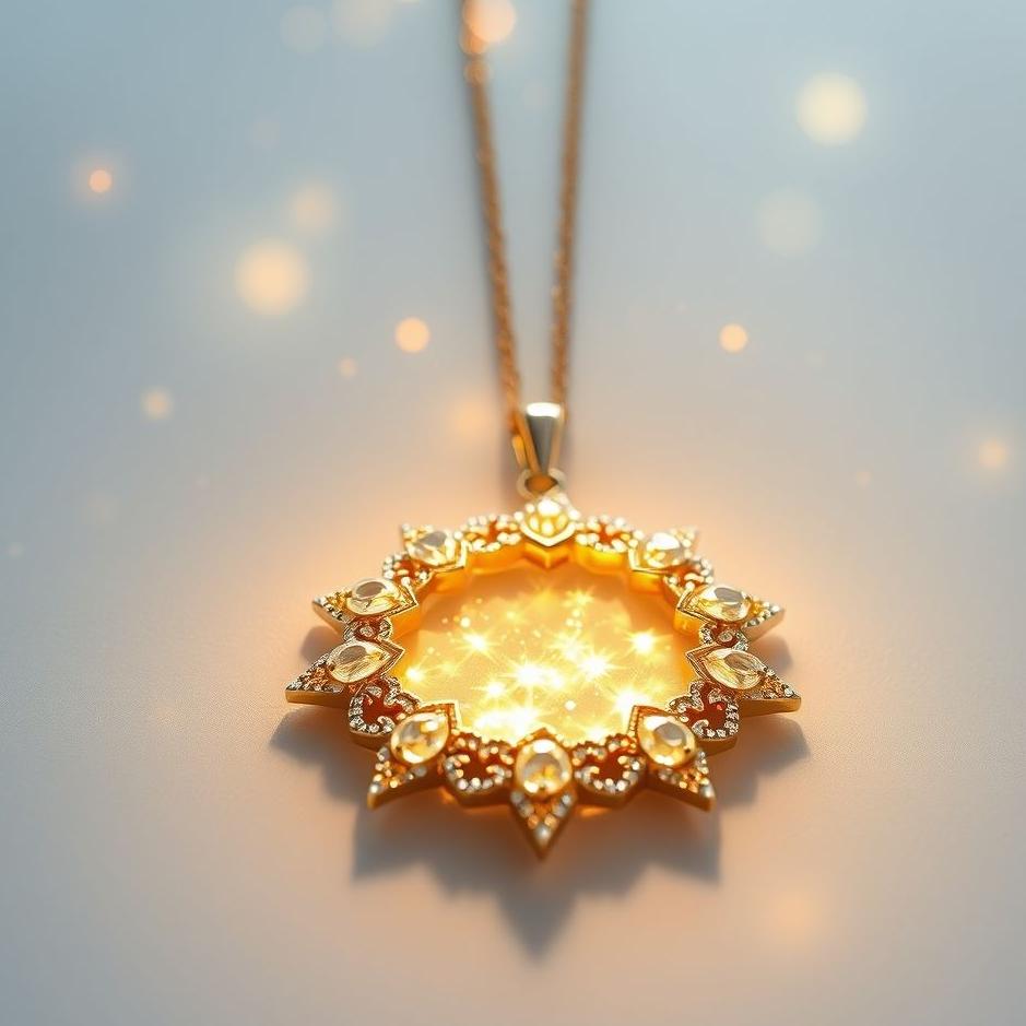 Dream : Shining necklace in a dream